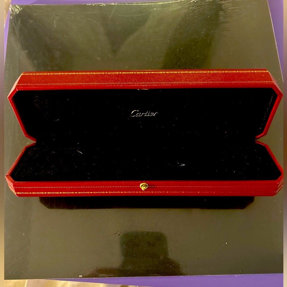 Vintage Red Velvet Cartier box w/latch.  Found in my mom’s estate- she owned 1